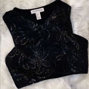 Forever 21 Cropped Shirt